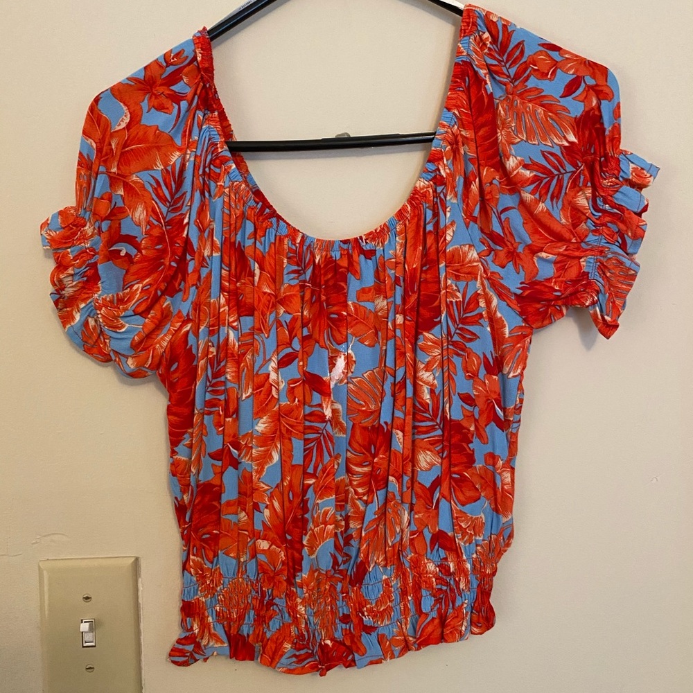 Floral F21 crop top